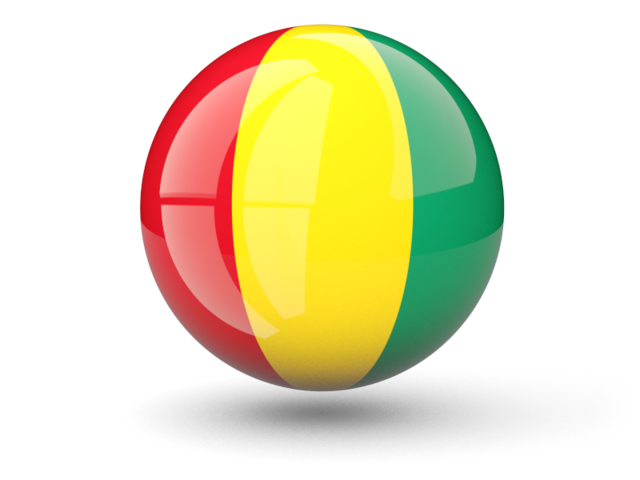 Sphere icon. Download flag icon of Guinea at PNG format