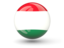 Hungary. Sphere icon. Download icon.