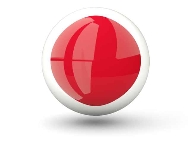 Sphere icon. Illustration of flag of Japan