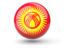 Kyrgyzstan. Sphere icon. Download icon.