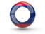 Laos. Sphere icon. Download icon.