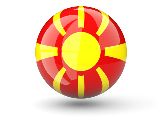 Sphere icon. Download flag icon of Macedonia at PNG format