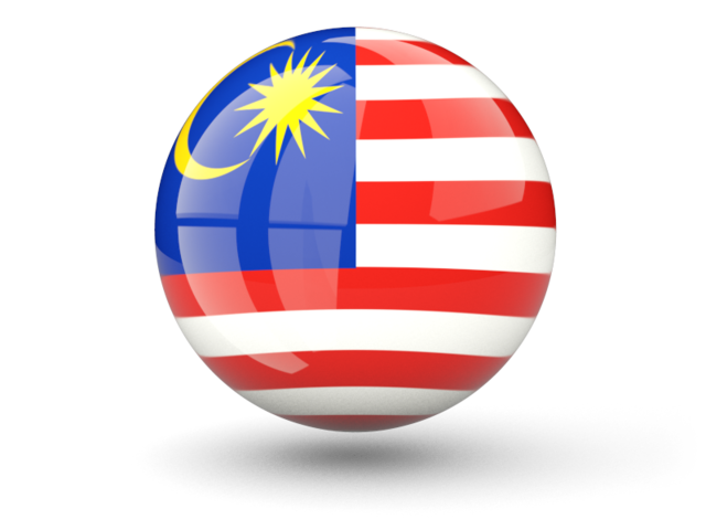 Sphere icon. Illustration of flag of Malaysia