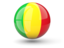 Mali. Sphere icon. Download icon.