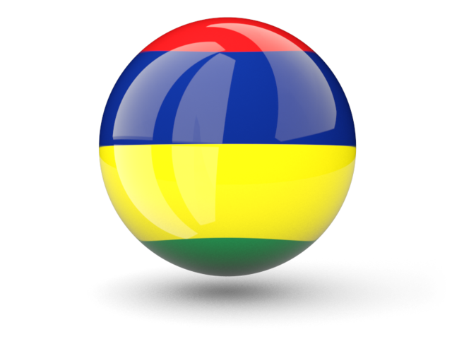 Sphere icon. Download flag icon of Mauritius at PNG format