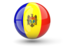 Moldova. Sphere icon. Download icon.