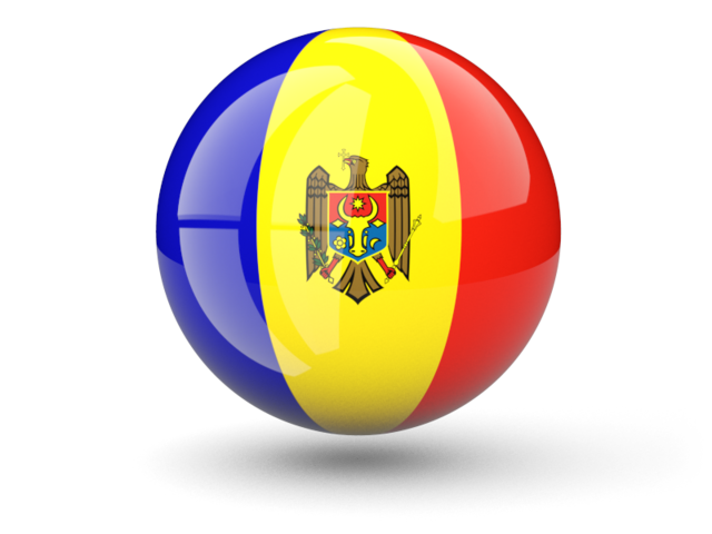 Sphere icon. Download flag icon of Moldova at PNG format