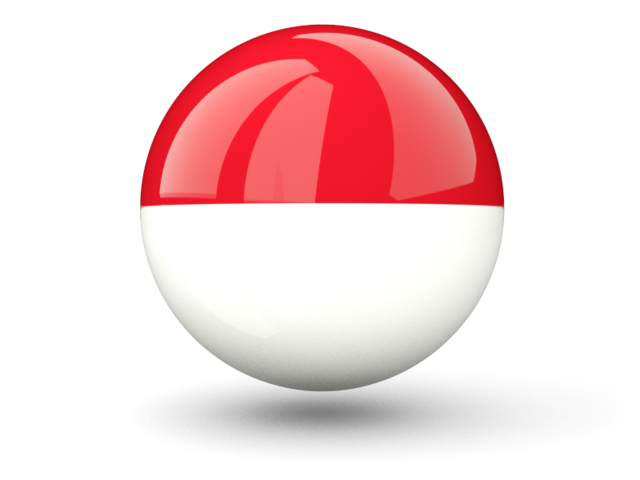 Sphere icon. Download flag icon of Monaco at PNG format