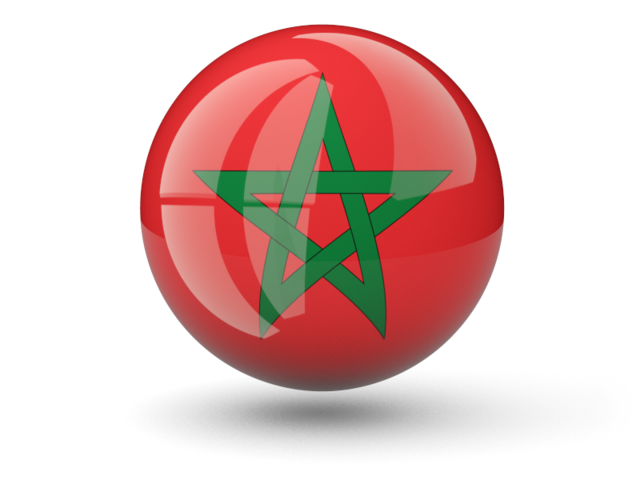 Sphere icon. Download flag icon of Morocco at PNG format