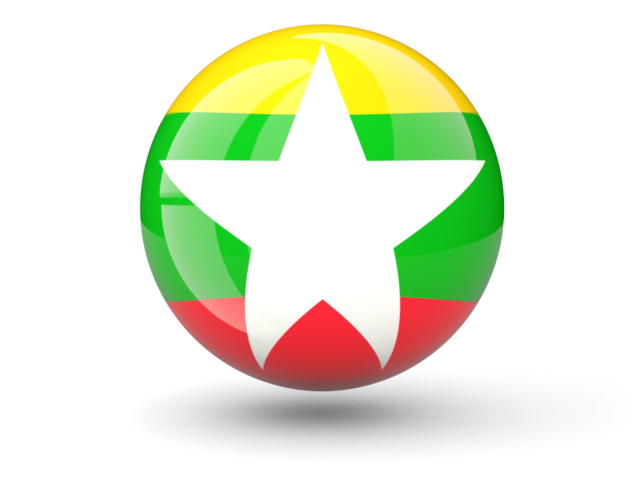 Sphere icon. Download flag icon of Myanmar at PNG format