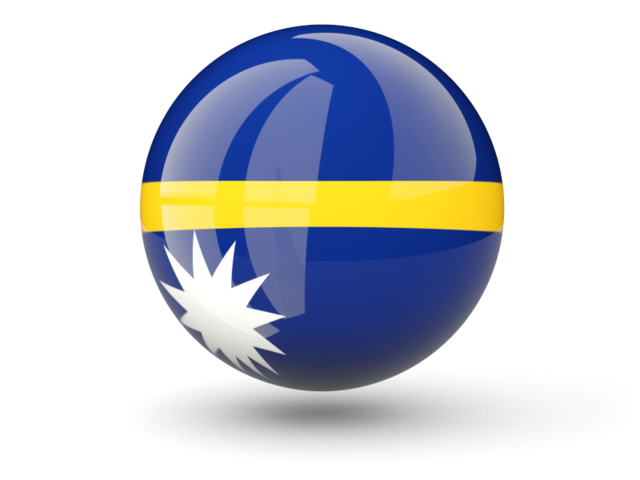 Sphere icon. Download flag icon of Nauru at PNG format