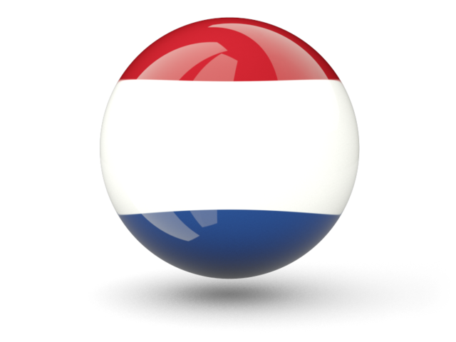 Сферическая иконка. Скачать флаг. Нидерланды