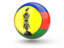 New Caledonia. Sphere icon. Download icon.