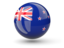 New Zealand. Sphere icon. Download icon.