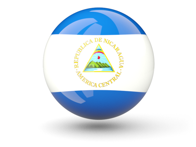 Sphere icon. Download flag icon of Nicaragua at PNG format