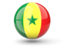 Senegal. Sphere icon. Download icon.