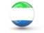 Sierra Leone. Sphere icon. Download icon.