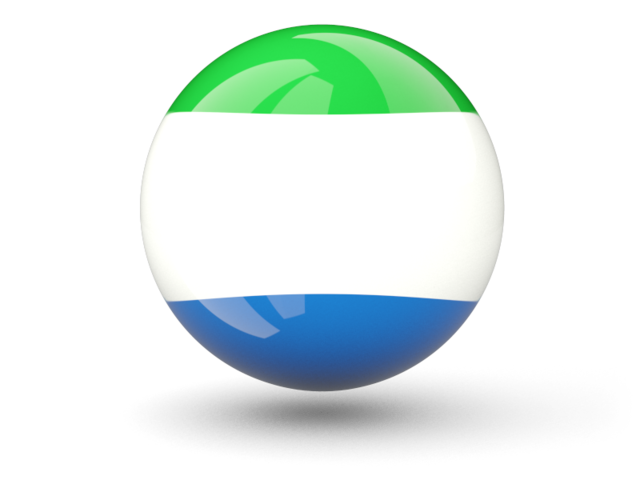 Sphere icon. Download flag icon of Sierra Leone at PNG format