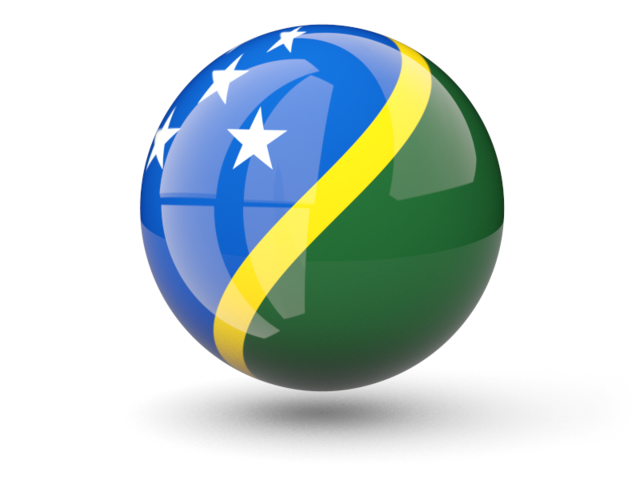 Сферическая иконка. Скачать флаг. Соломоновы Острова
