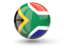 South Africa. Sphere icon. Download icon.