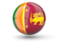 Sri Lanka. Sphere icon. Download icon.