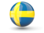 Sweden. Sphere icon. Download icon.