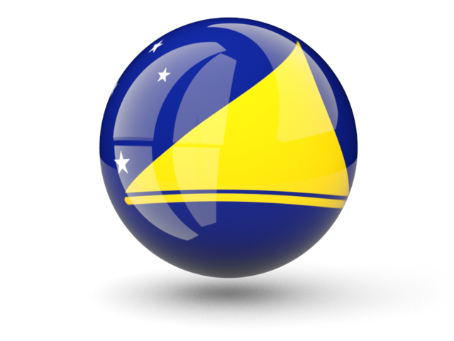 Sphere icon. Download flag icon of Tokelau at PNG format