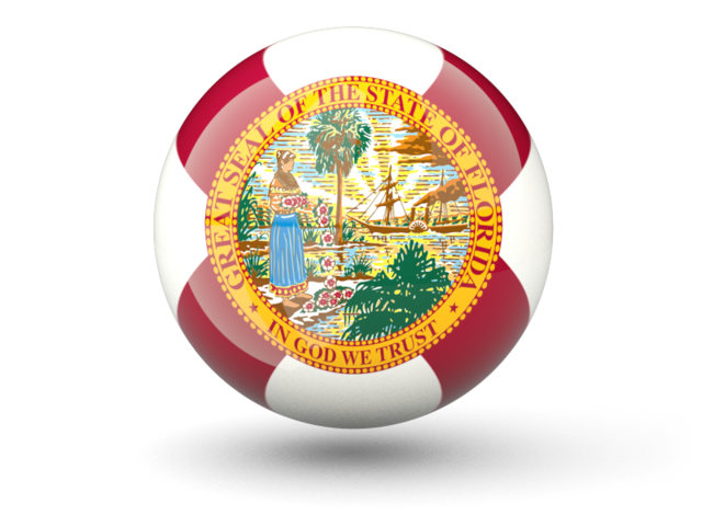 Sphere icon. Download flag icon of Florida