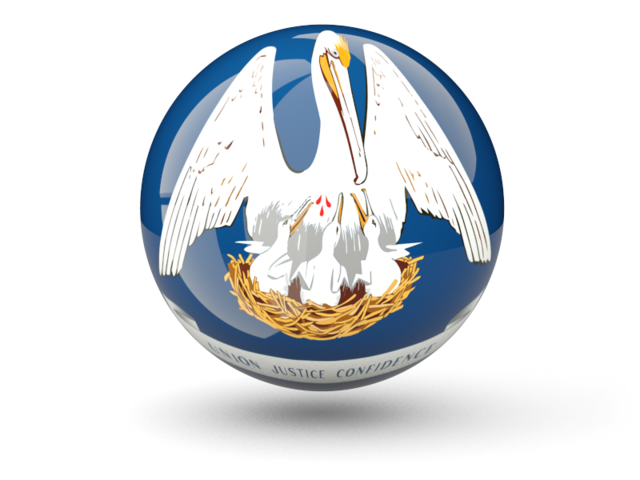 Sphere icon. Download flag icon of Louisiana