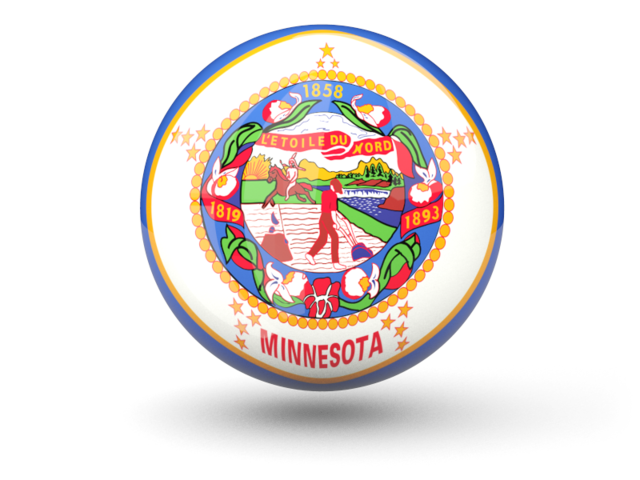 Sphere icon. Download flag icon of Minnesota