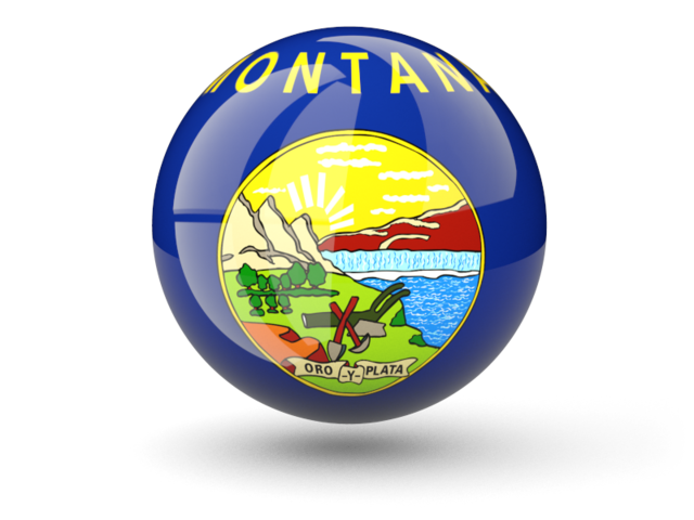 Sphere icon. Download flag icon of Montana