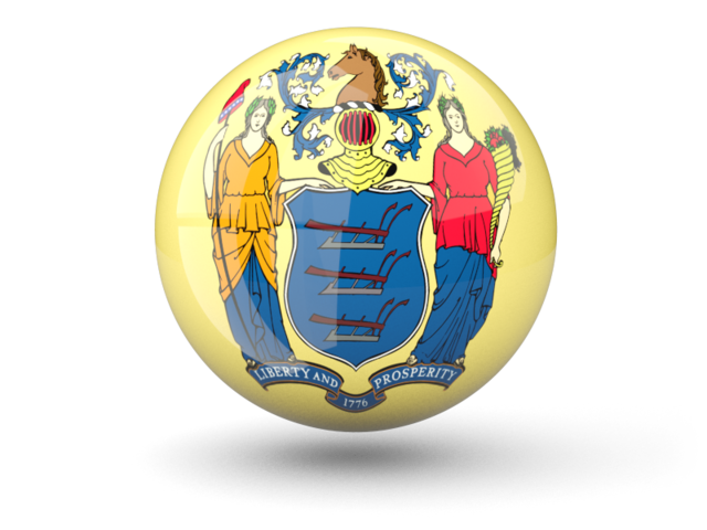 Sphere icon. Download flag icon of New Jersey