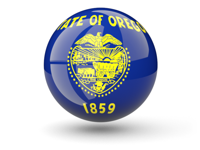 Sphere icon. Download flag icon of Oregon