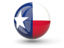 Flag of state of Texas. Sphere icon. Download icon