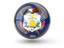 Flag of state of Utah. Sphere icon. Download icon