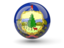 Flag of state of Vermont. Sphere icon. Download icon
