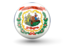 Flag of state of West Virginia. Sphere icon. Download icon