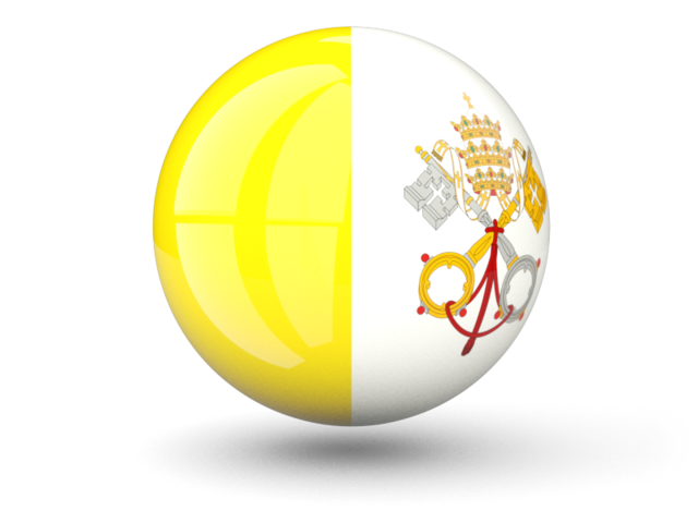 Sphere icon. Download flag icon of Vatican City at PNG format