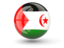 Western Sahara. Sphere icon. Download icon.