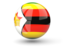 Zimbabwe. Sphere icon. Download icon.