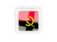 Angola. Square carbon icon. Download icon.
