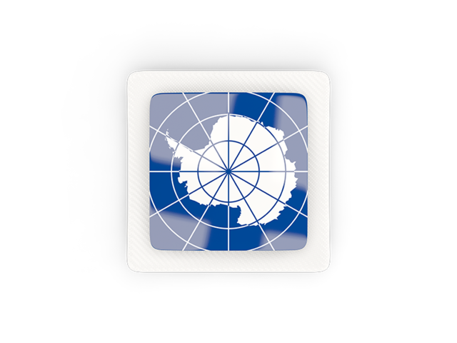 Square carbon icon. Download flag icon of Antarctica at PNG format