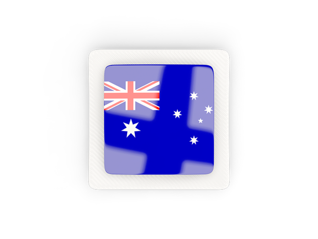 Square carbon icon. Download flag icon of Australia at PNG format