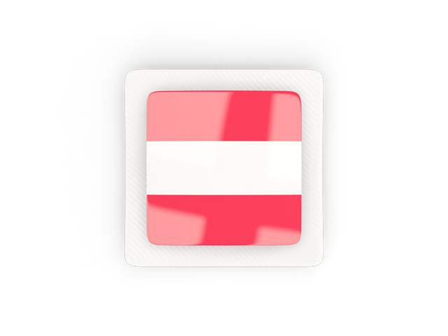 Square carbon icon. Download flag icon of Austria at PNG format