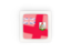 Bermuda. Square carbon icon. Download icon.