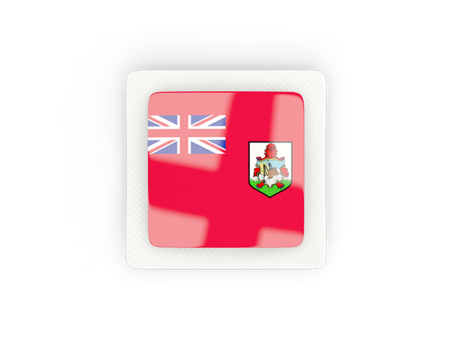 Square carbon icon. Download flag icon of Bermuda at PNG format