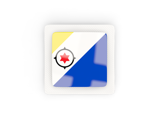 Square carbon icon. Download flag icon of Bonaire at PNG format