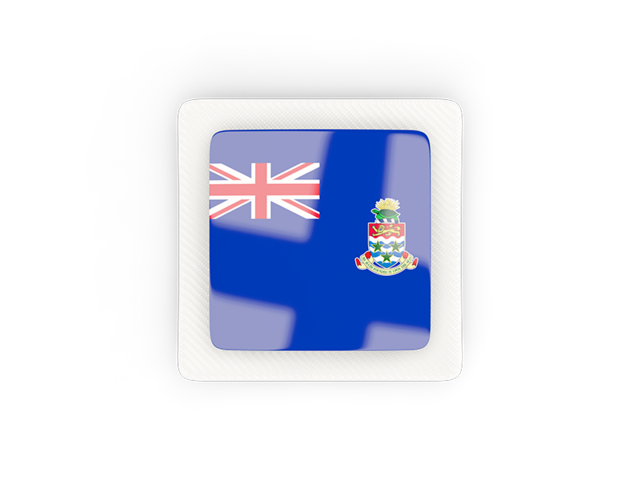 Square carbon icon. Download flag icon of Cayman Islands at PNG format