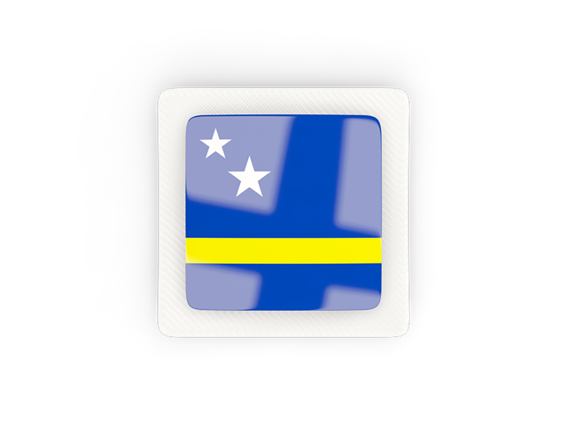 Square carbon icon. Download flag icon of Curacao at PNG format