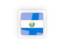 El Salvador. Square carbon icon. Download icon.